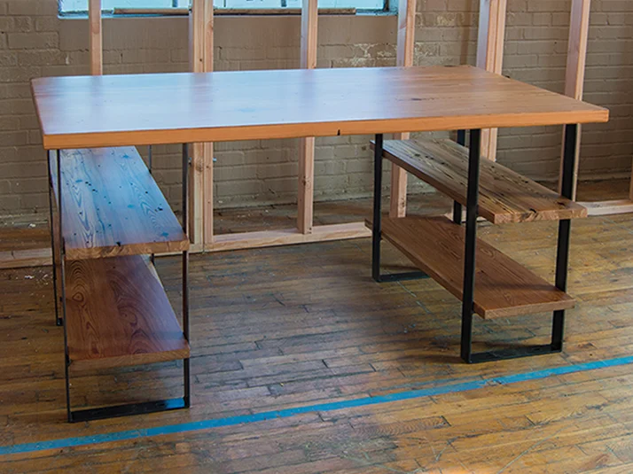 Universal Shelf System - Standing/Desk Configuration